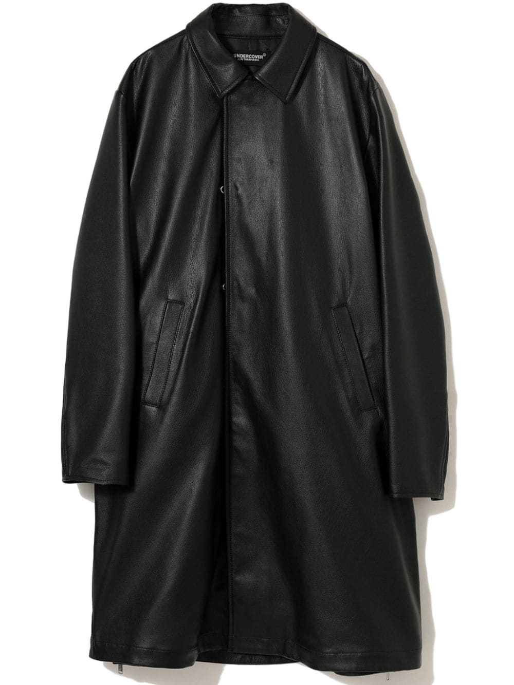 Undercover leather coat - Black von Undercover