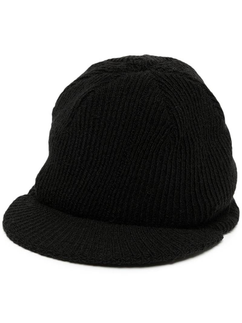 Undercover logo-embroidered rib-knit cap - Black von Undercover