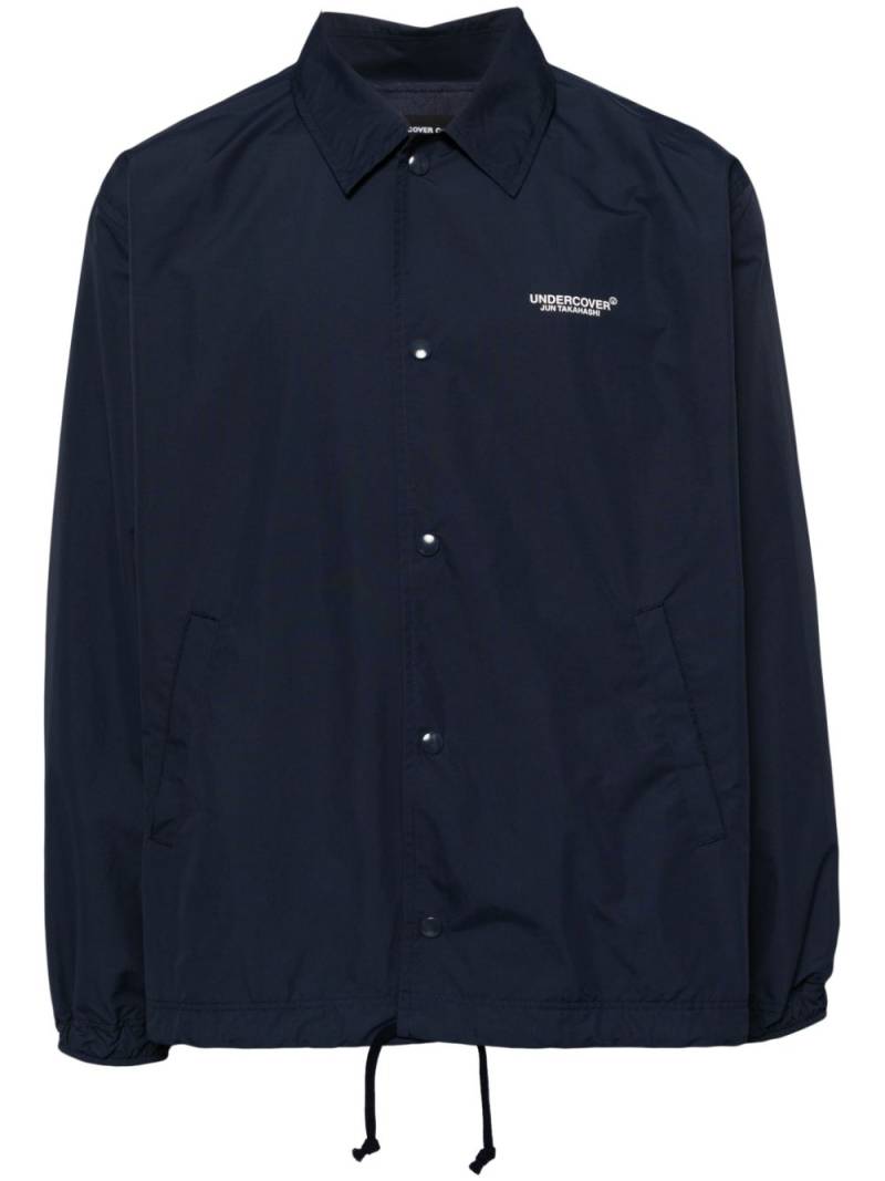 Undercover U Signature shirt jacket - Blue von Undercover