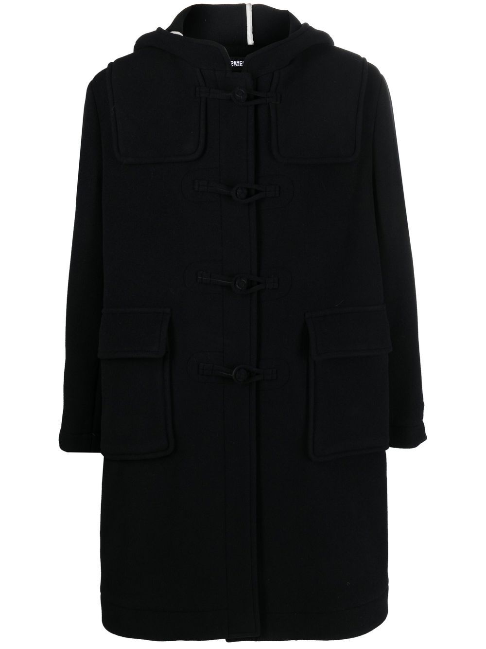 Undercover mid-length duffle coat - Black von Undercover