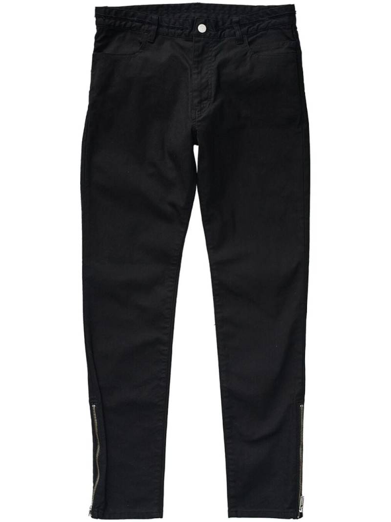 Undercover mid-rise slim-fit jeans - Black von Undercover