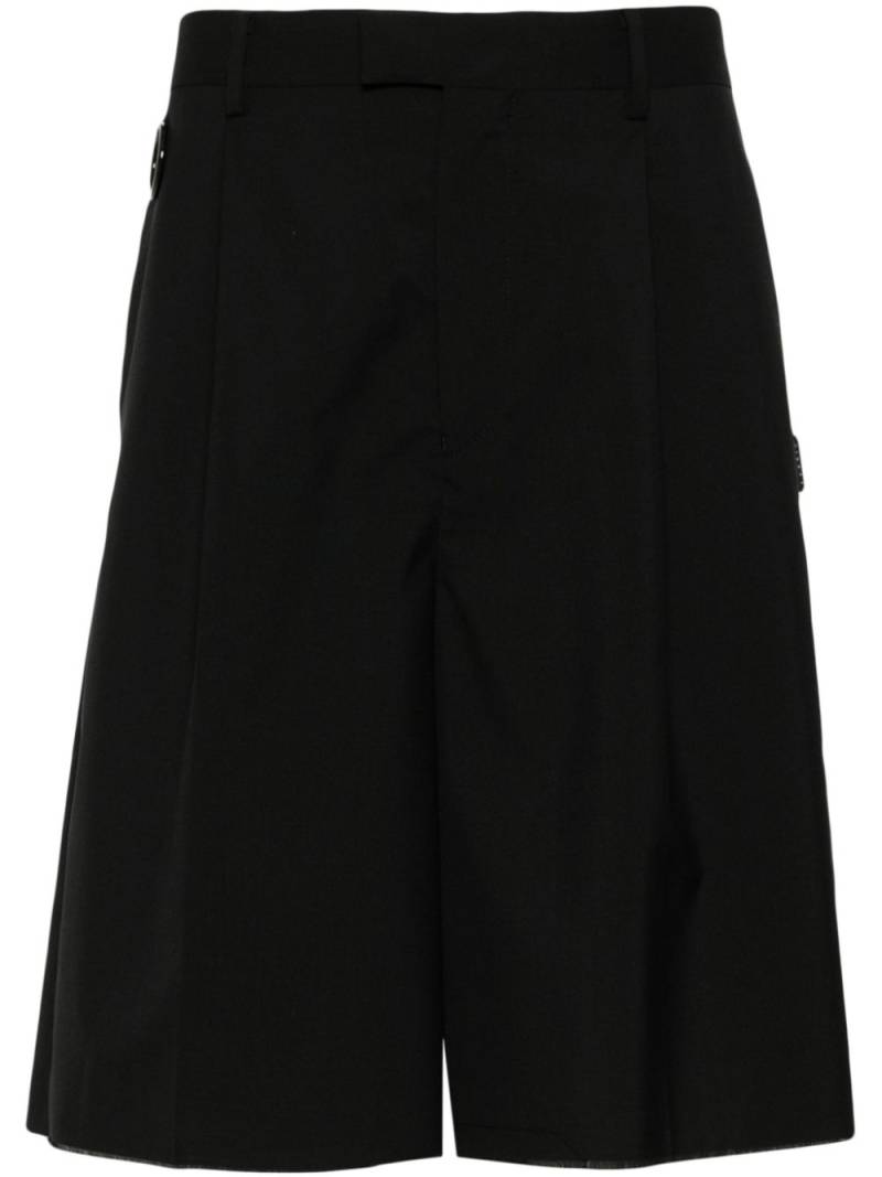 Undercover mid-rise wide-leg shorts - Black von Undercover