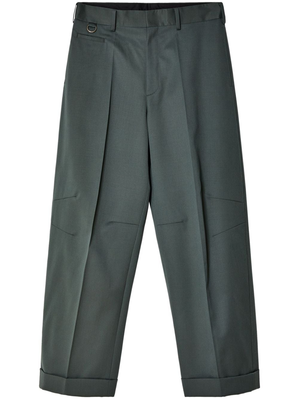 Undercover mid-rise wide-leg trousers - Green von Undercover