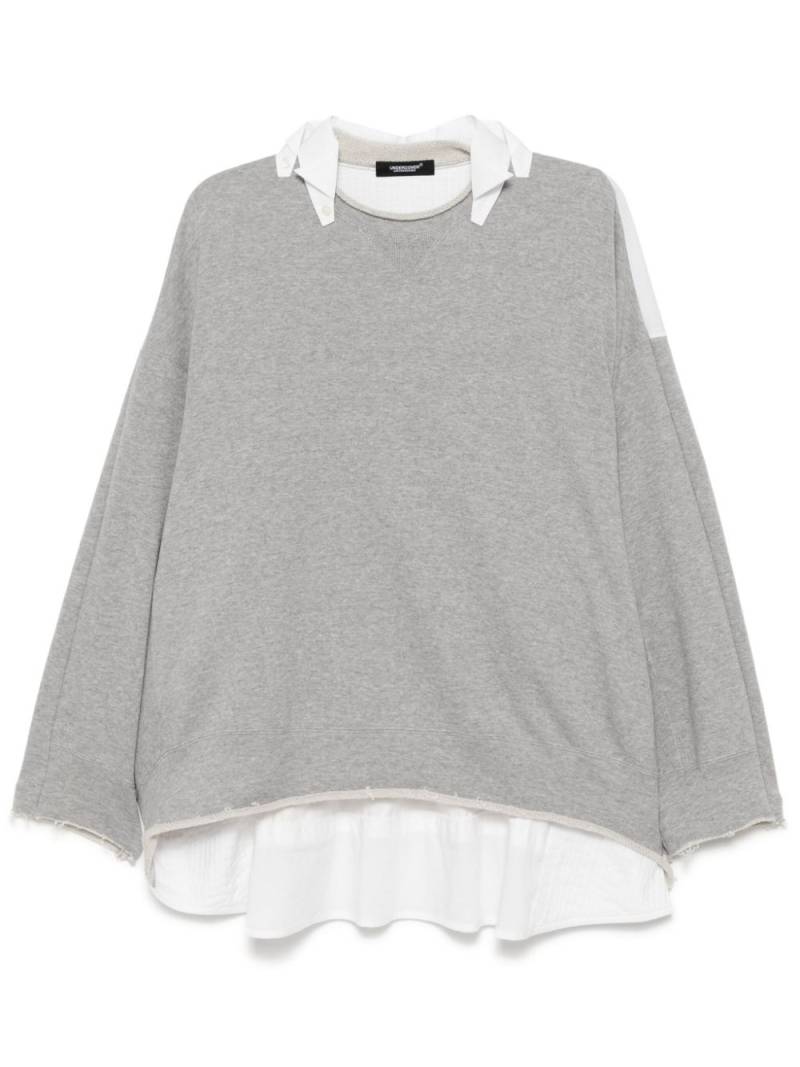 Undercover patchwork cotton sweatshirt - Grey von Undercover