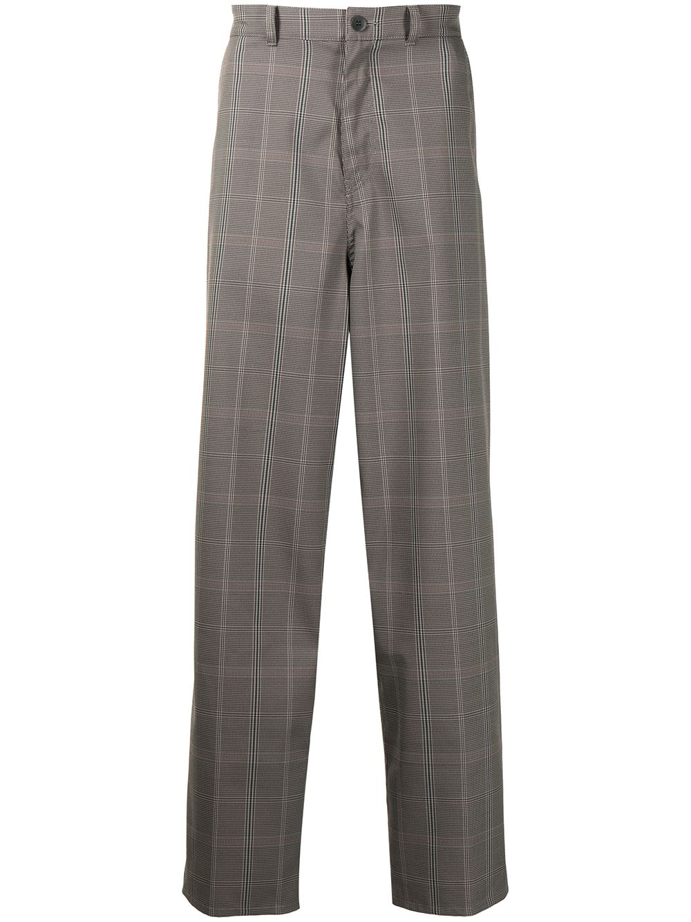 Undercover plaid-check tailored trousers - Grey von Undercover