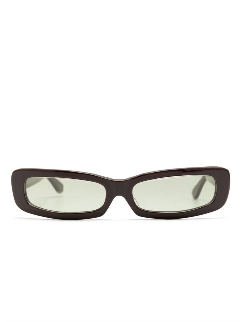 Undercover rectangle-frame sunglasses - Brown von Undercover