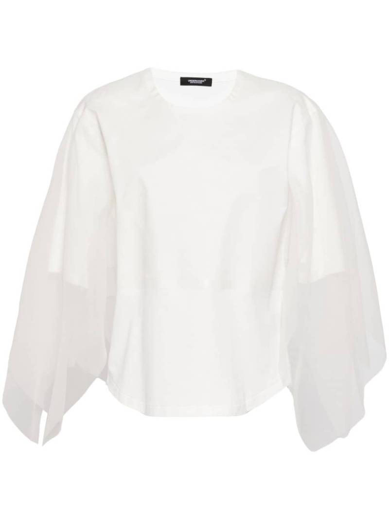 Undercover semi-sheer T-shirt - White von Undercover