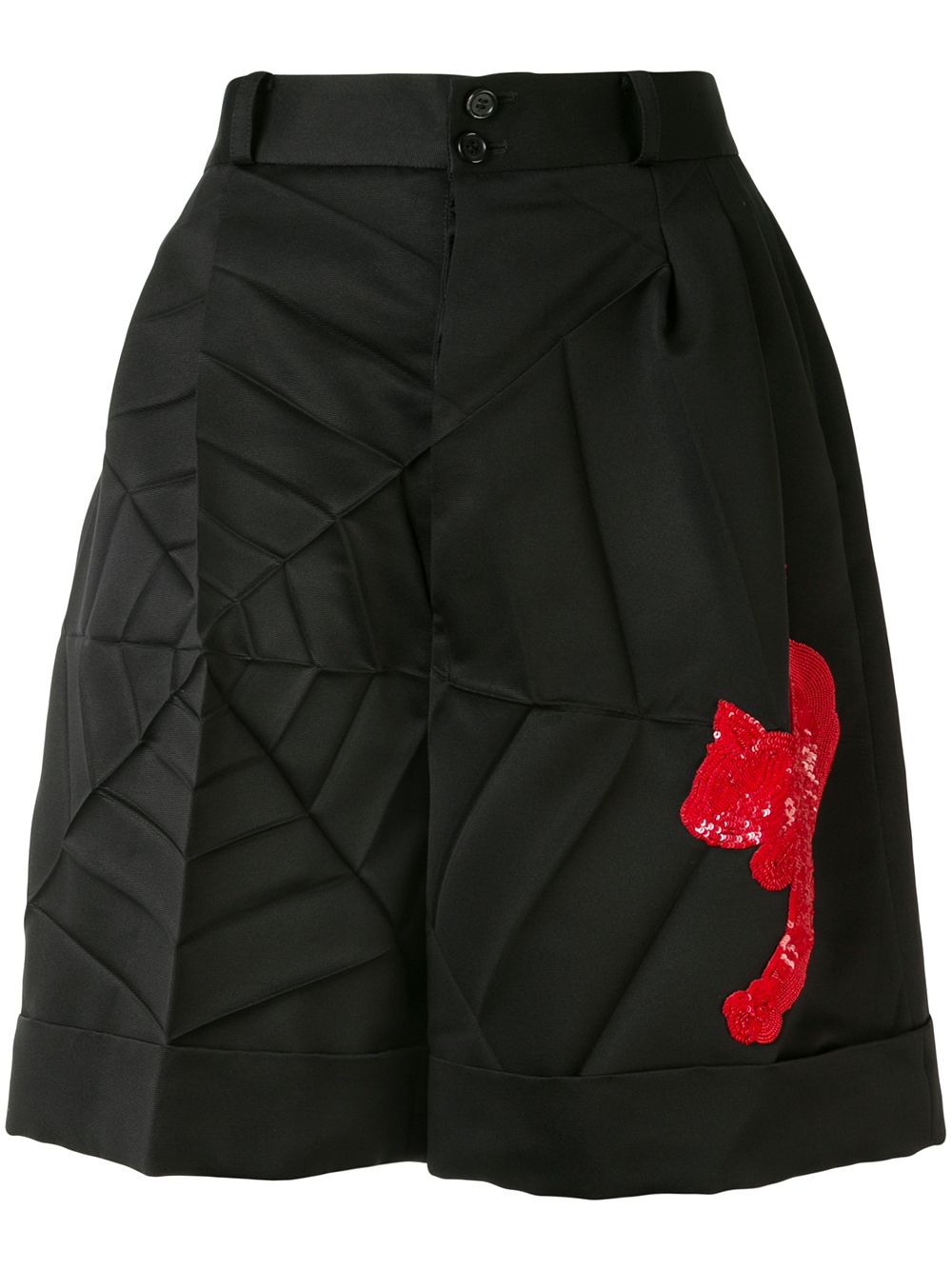 Undercover sequined tailored shorts - Black von Undercover