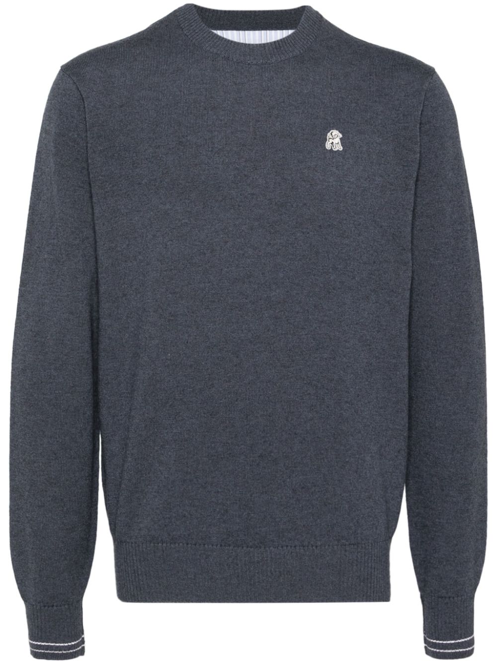 Undercover sheep patch jumper - Blue von Undercover