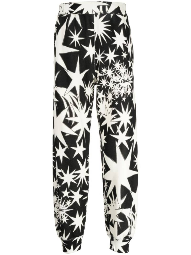 Undercover star-print cotton track pants - Black von Undercover