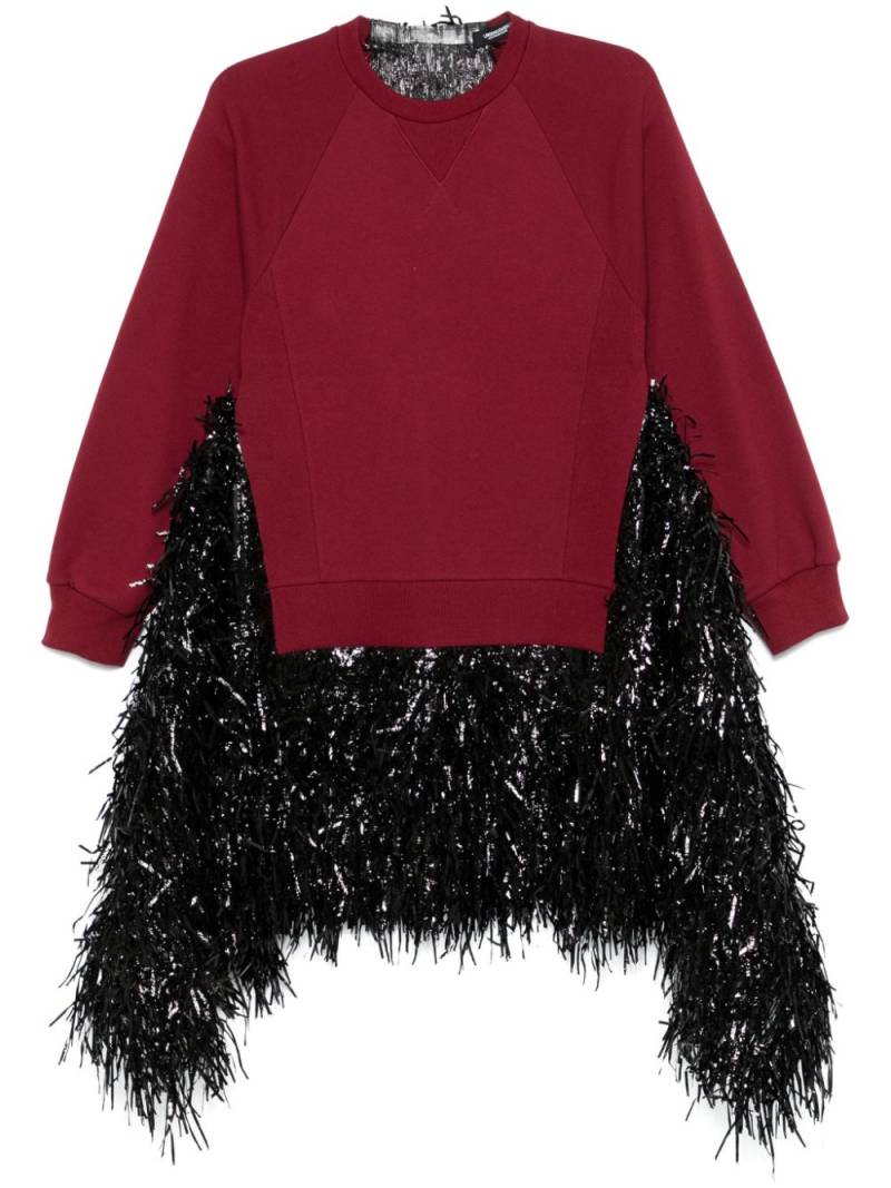 Undercover tassel-trim sweatshirt - Red von Undercover