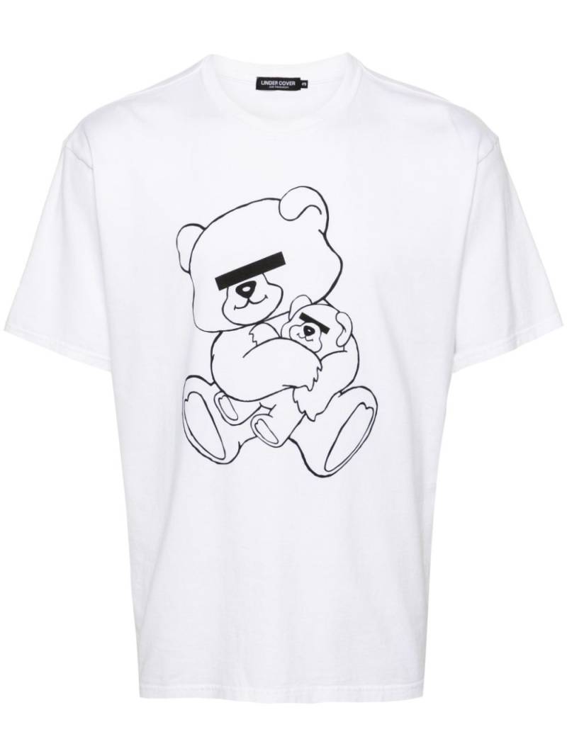 Undercover teddy bear-print cotton T-shirt - White von Undercover