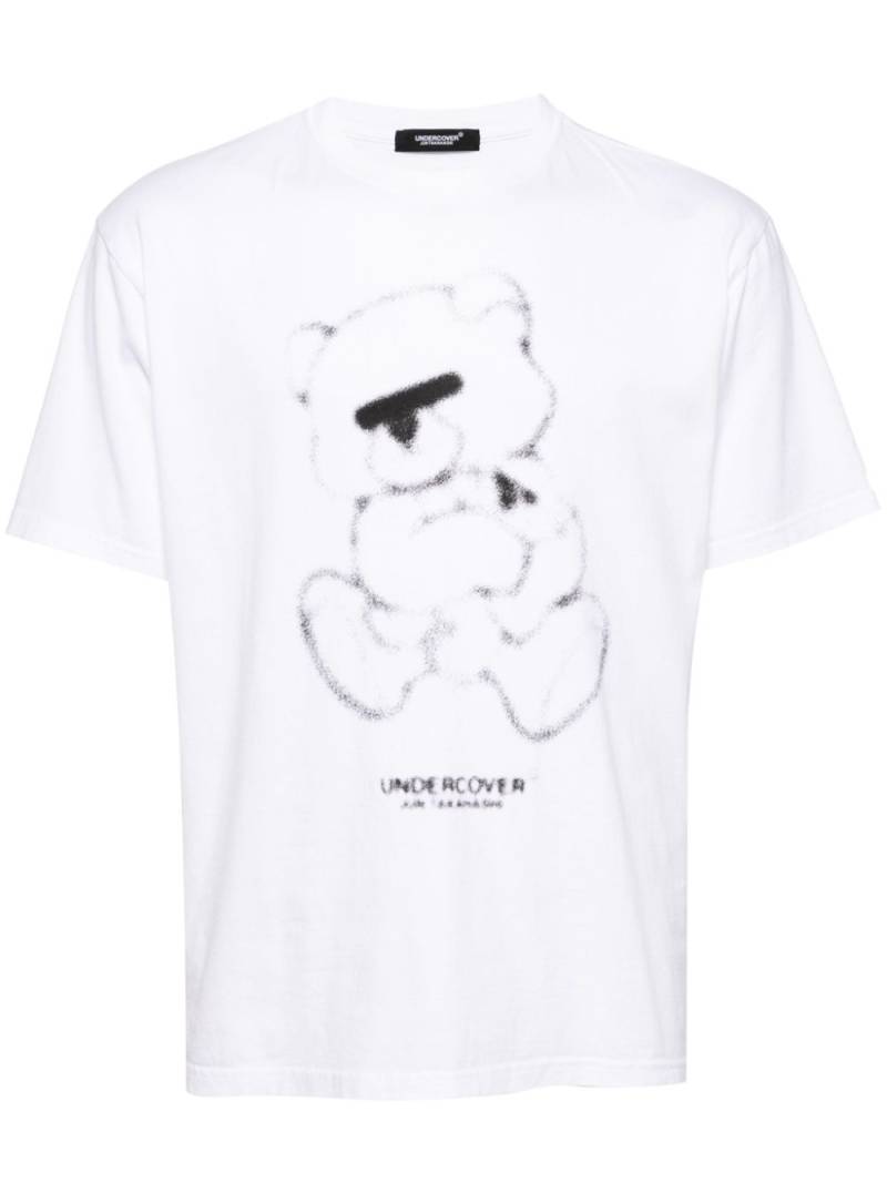 Undercover teddybear-print cotton T-shirt - White von Undercover