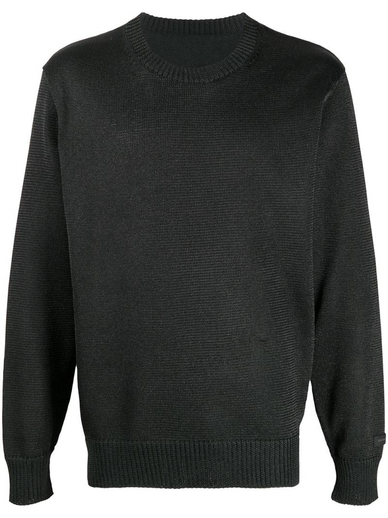 Undercover textured crew neck jumper - Black von Undercover