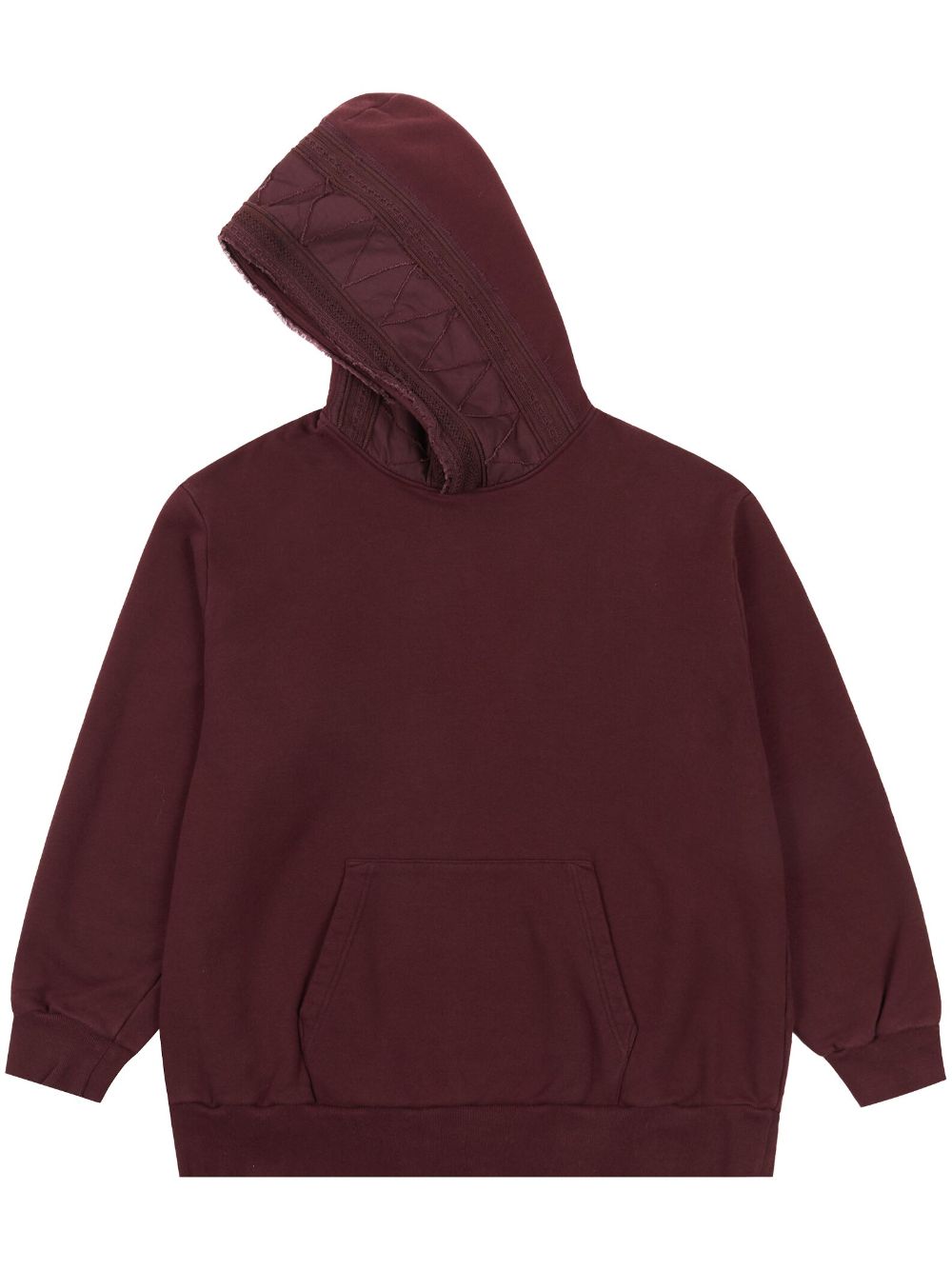 Undercover trival-motif cotton hoodie - Red von Undercover