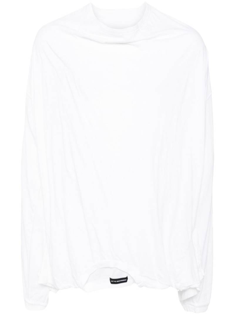 Undercover upside-down long-sleeved T-shirt - White von Undercover