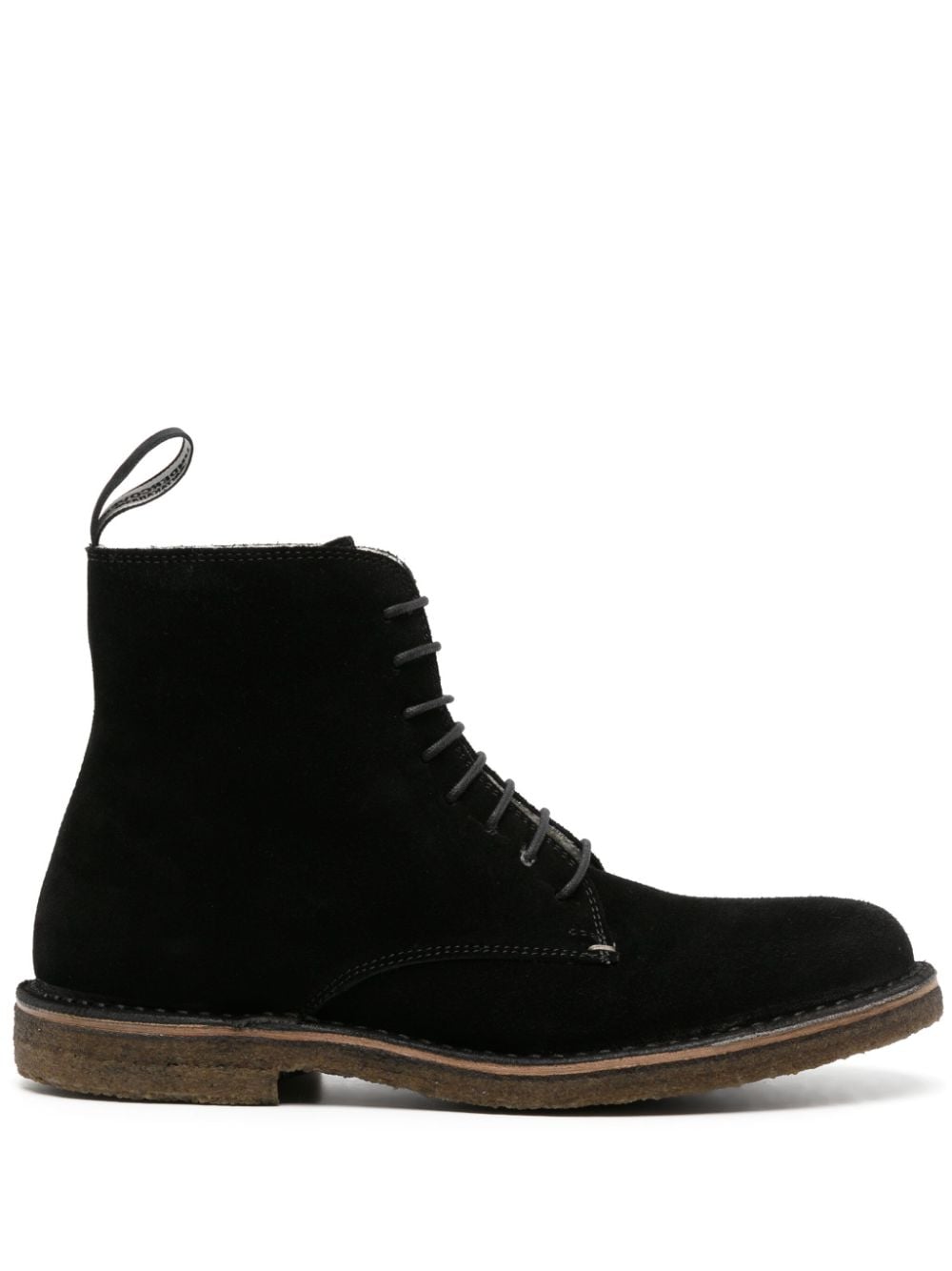 Undercover x Astorflex lace-up leather boots - Black von Undercover