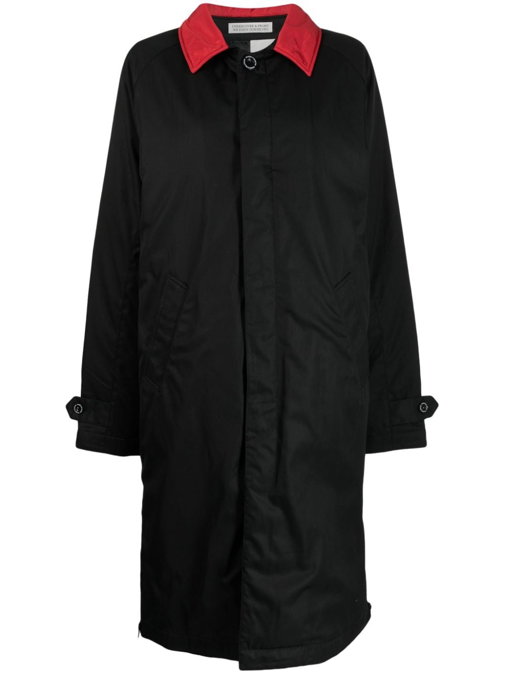 Undercover x FRGMT logo-print parka coat - Black von Undercover
