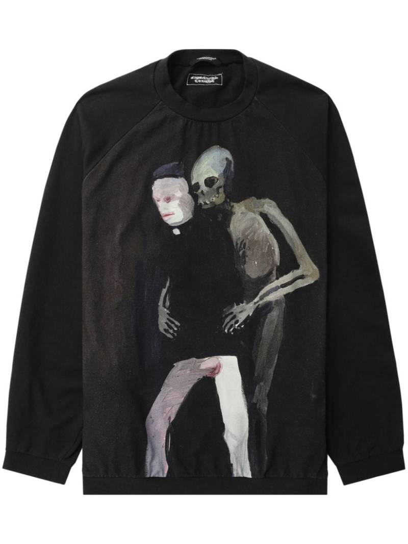 Undercover x Helen Verhoeven cotton sweatshirt - Black von Undercover