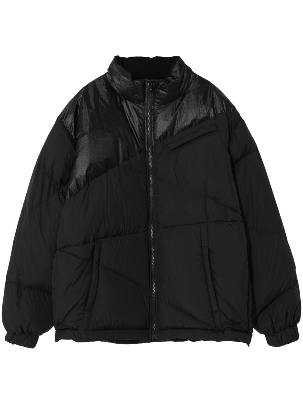 Undercover zip-up padded jacket - Black von Undercover