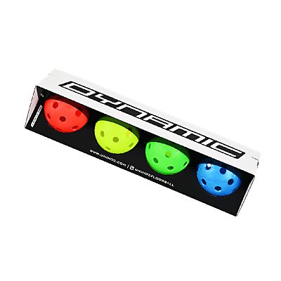 4-Pack IFF-Matchball Dynamic Unihockeyball von Unihoc