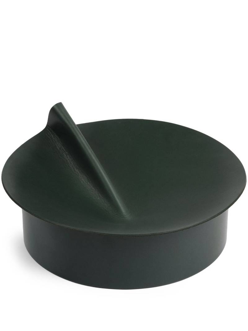 Uniqka large Rotonda circular trinket box (15cm x 32cm) - Green von Uniqka