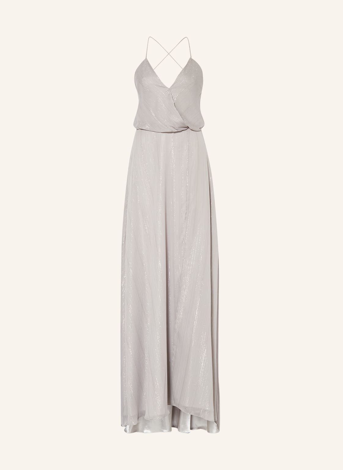 Unique Abendkleid Mit Glitzergarn grau Unique Abendkleid Mit Glitzergarn grau von Unique