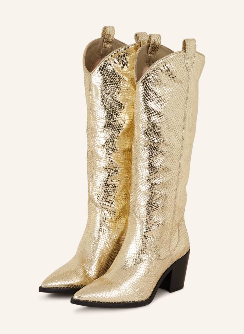 Unisa Cowboy Boots Mayer gold von Unisa