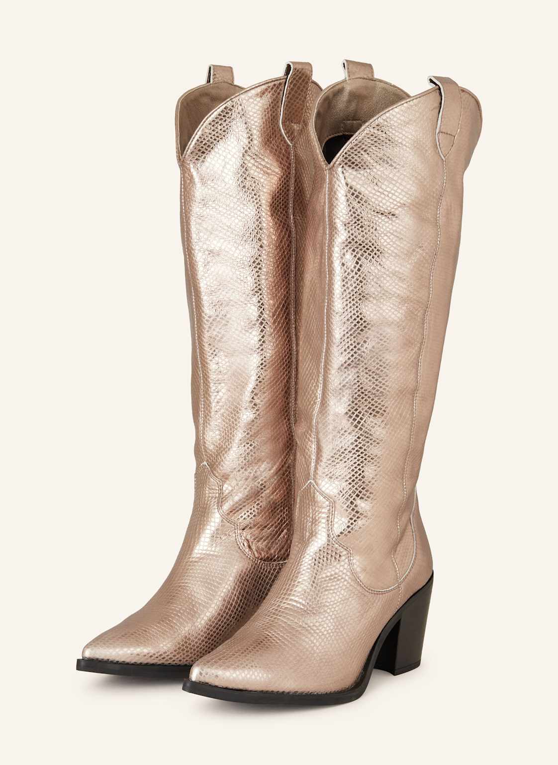 Unisa Cowboy Boots Mayer silber von Unisa