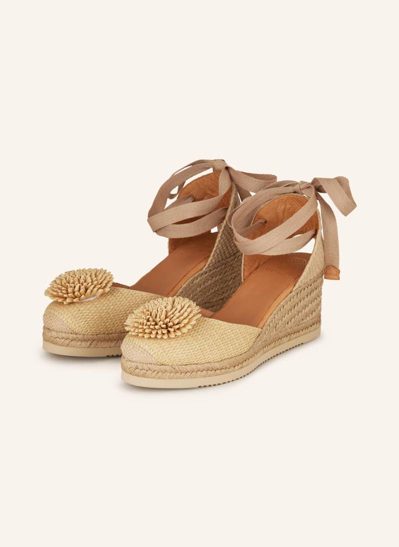 Unisa Plateau-Wedges Cecil beige von Unisa