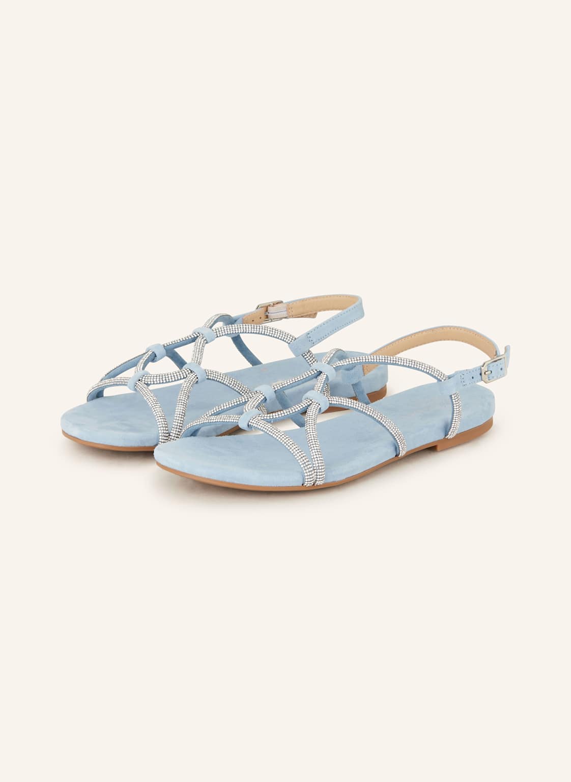 Unisa Sandalen Cooper Mit Schmucksteinen blau von Unisa