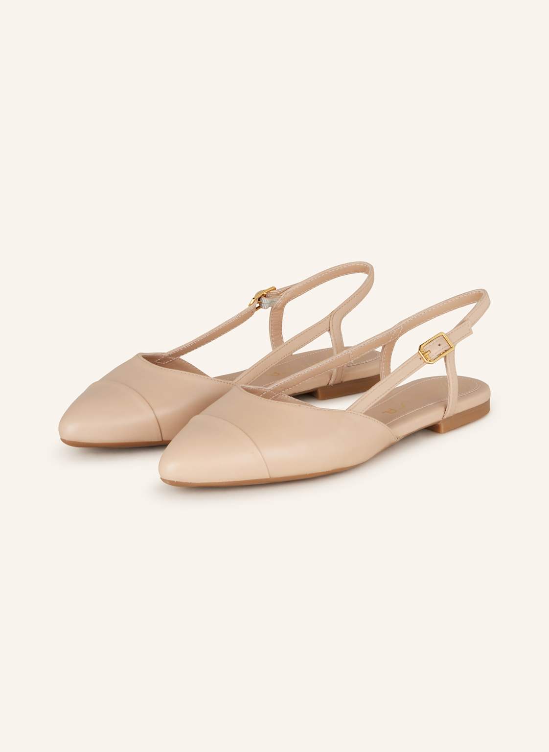 Unisa Slingballerinas Asley beige von Unisa