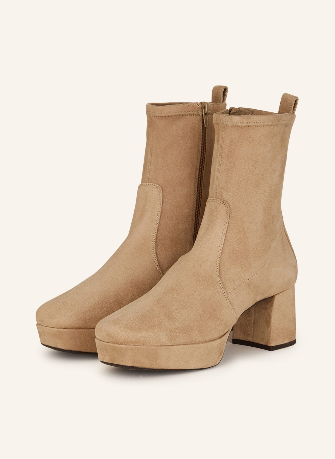 Unisa Stiefeletten Nasato beige von Unisa