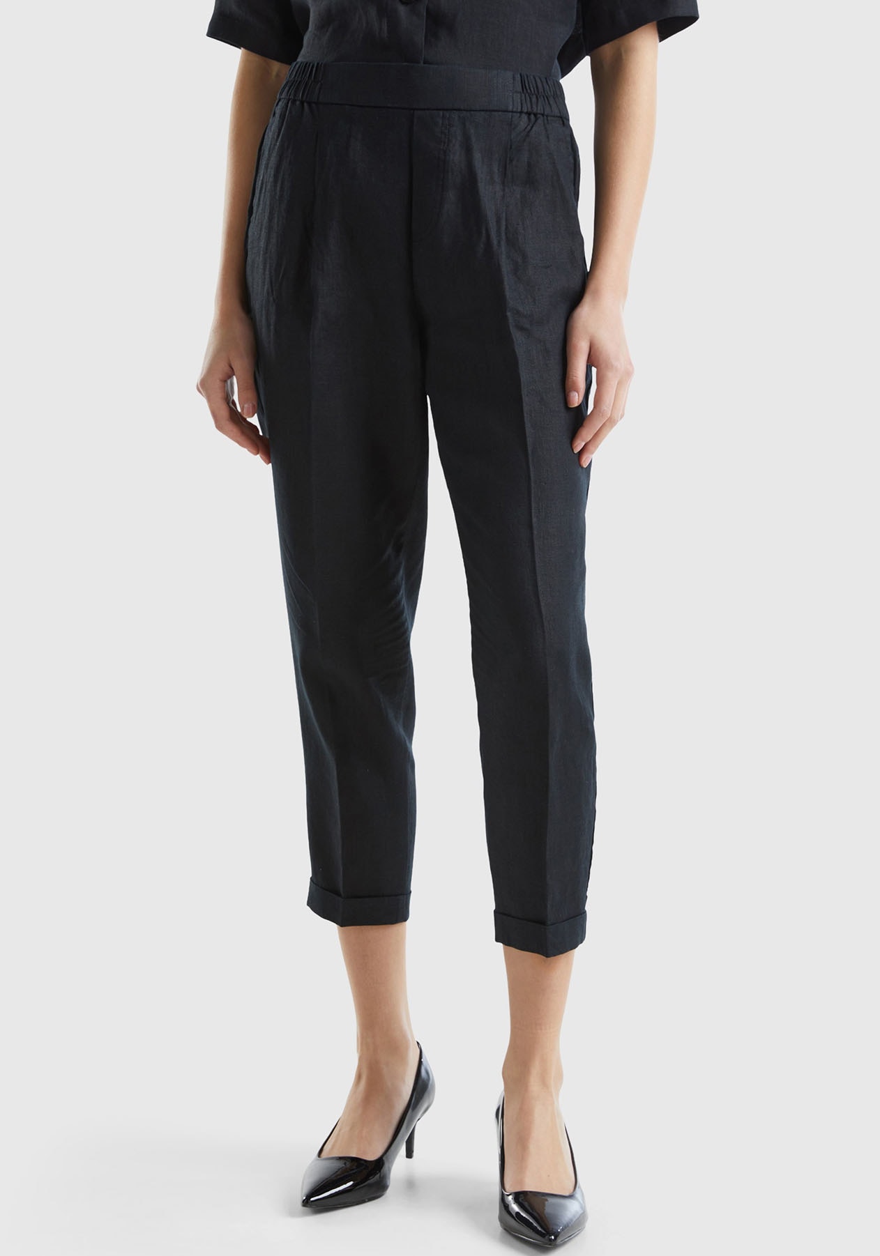 United Colors of Benetton Leinenhose, mit elastischem Bund United Colors of Benetton Leinenhose, mit elastischem Bund von United Colors of Benetton
