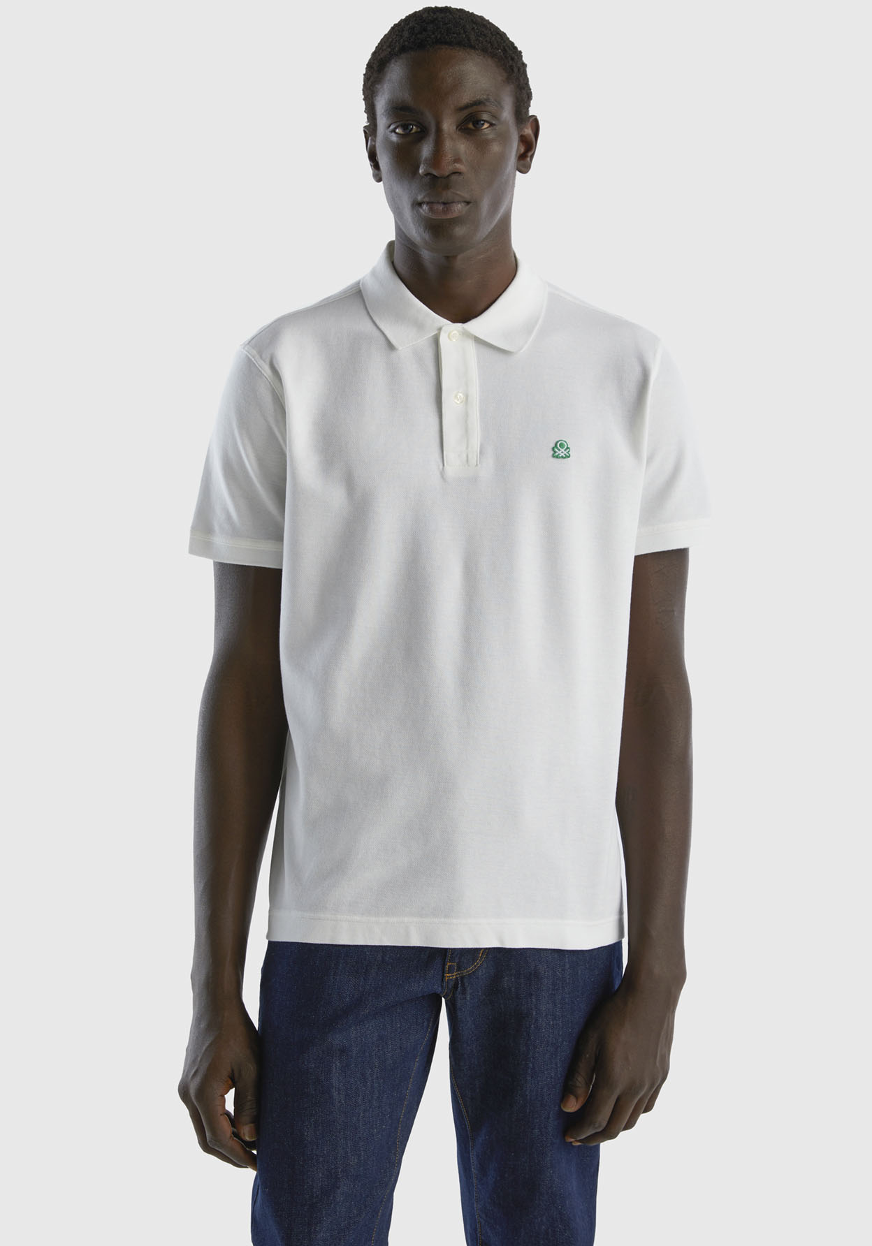 United Colors of Benetton Poloshirt, mit Logo in Brusthöhe von United Colors of Benetton