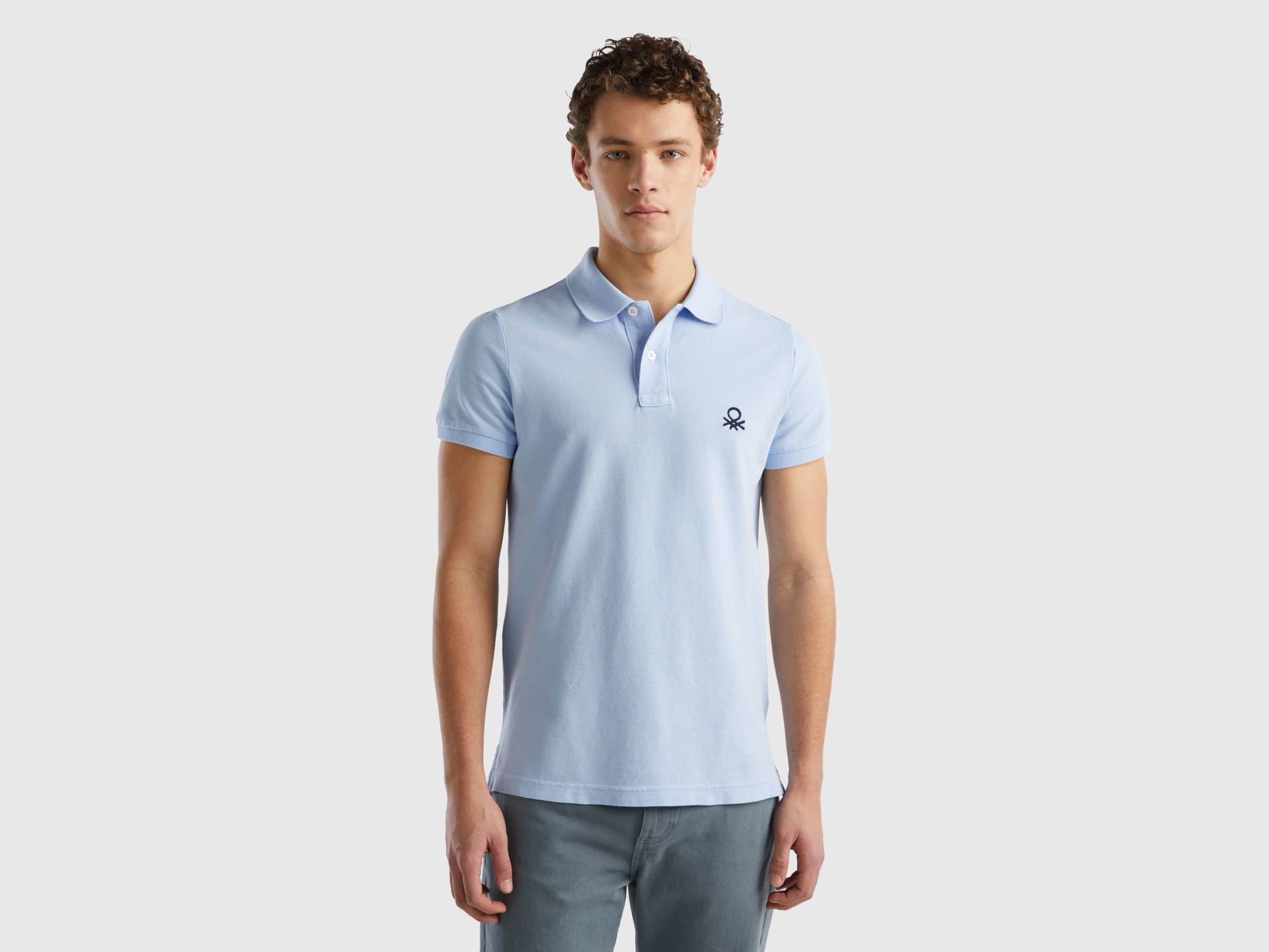 United Colors of Benetton Poloshirt, mit grossem Label-Badge United Colors of Benetton Poloshirt, mit grossem Label-Badge von United Colors of Benetton