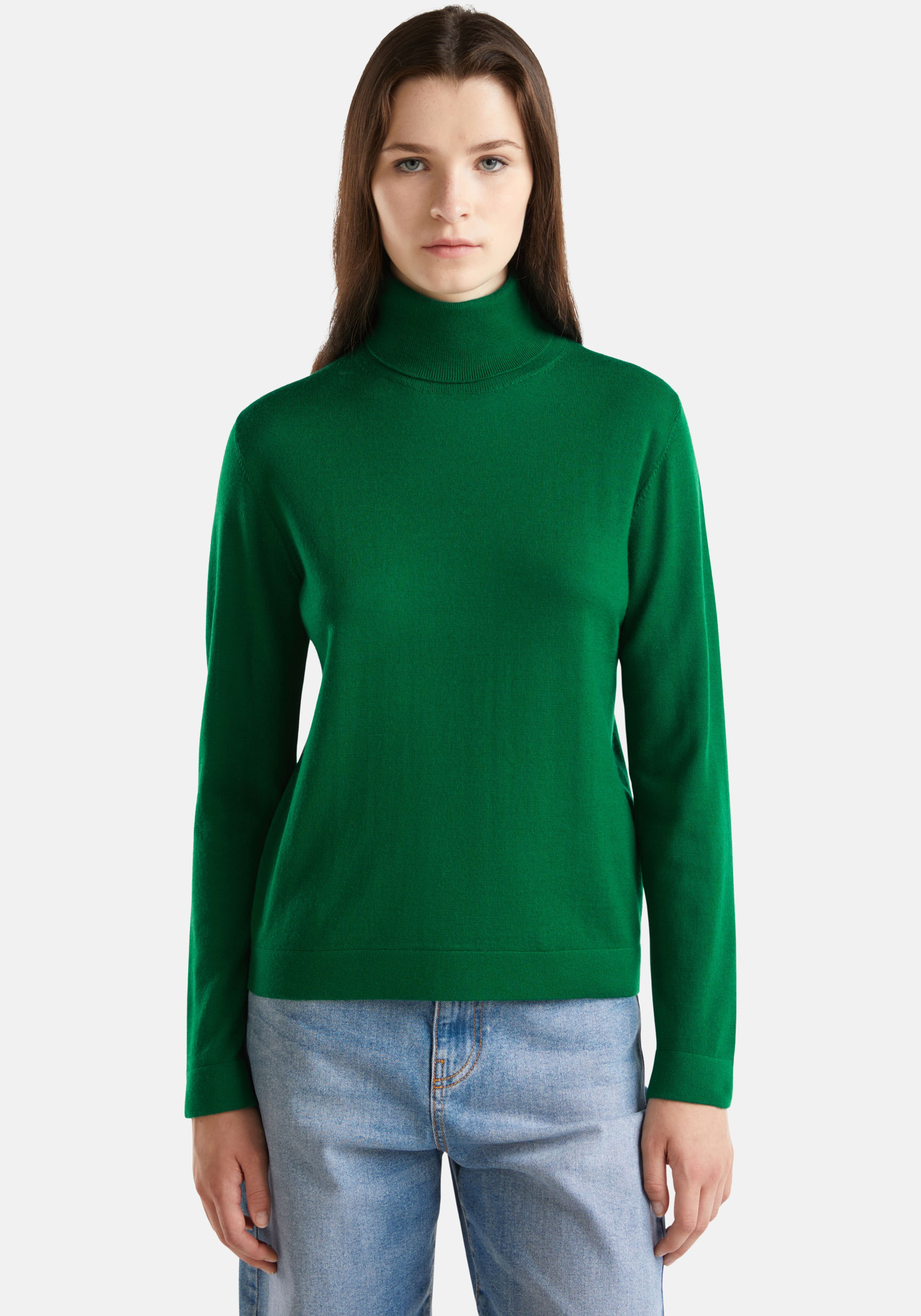 United Colors of Benetton Stehkragenpullover, mit Umschlagkragen von United Colors of Benetton