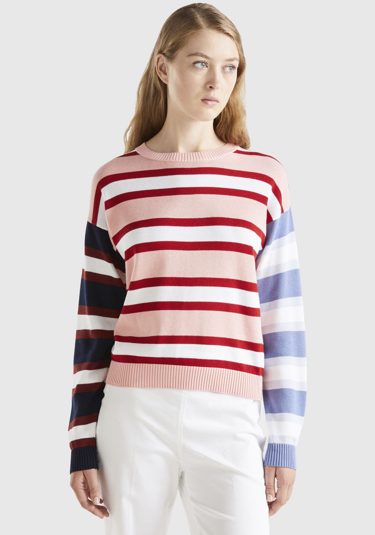 United Colors of Benetton Streifenpullover, im Streifen-Farb-Mix United Colors of Benetton Streifenpullover, im Streifen-Farb-Mix von United Colors of Benetton