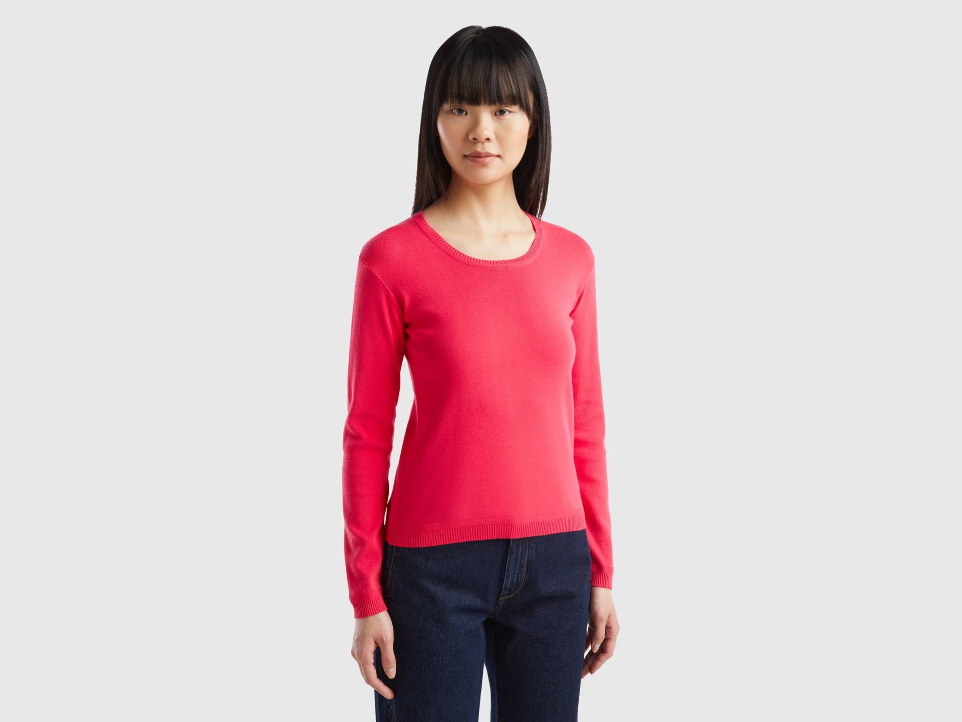 United Colors of Benetton Strickpullover, mit Markenlabel von United Colors of Benetton