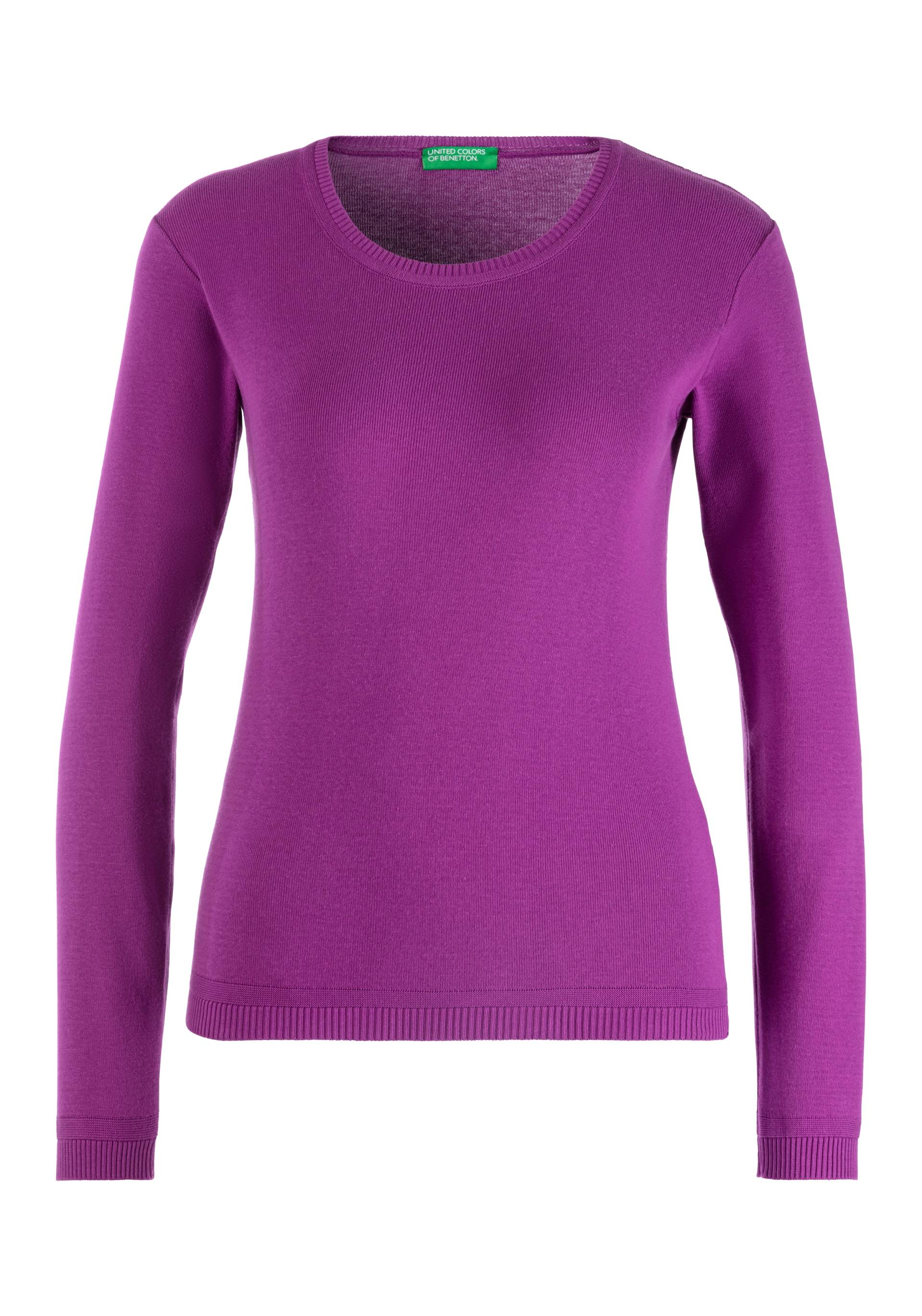 United Colors of Benetton Strickpullover, mit Markenlabel von United Colors of Benetton