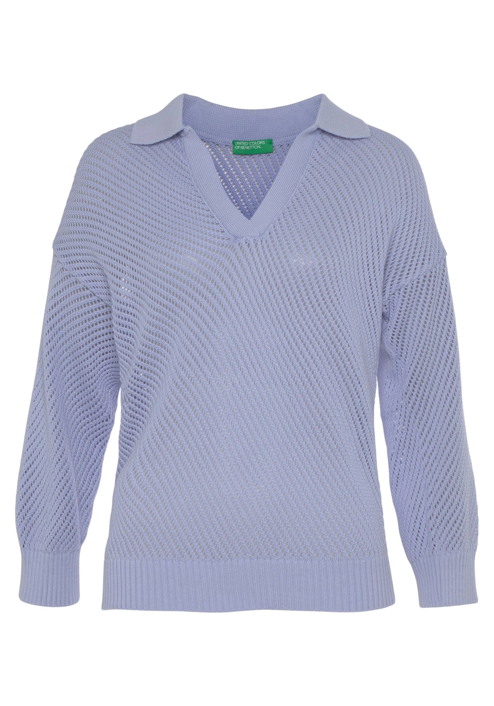 United Colors of Benetton Strickpullover, mit Polo-Strick-Kragen von United Colors of Benetton