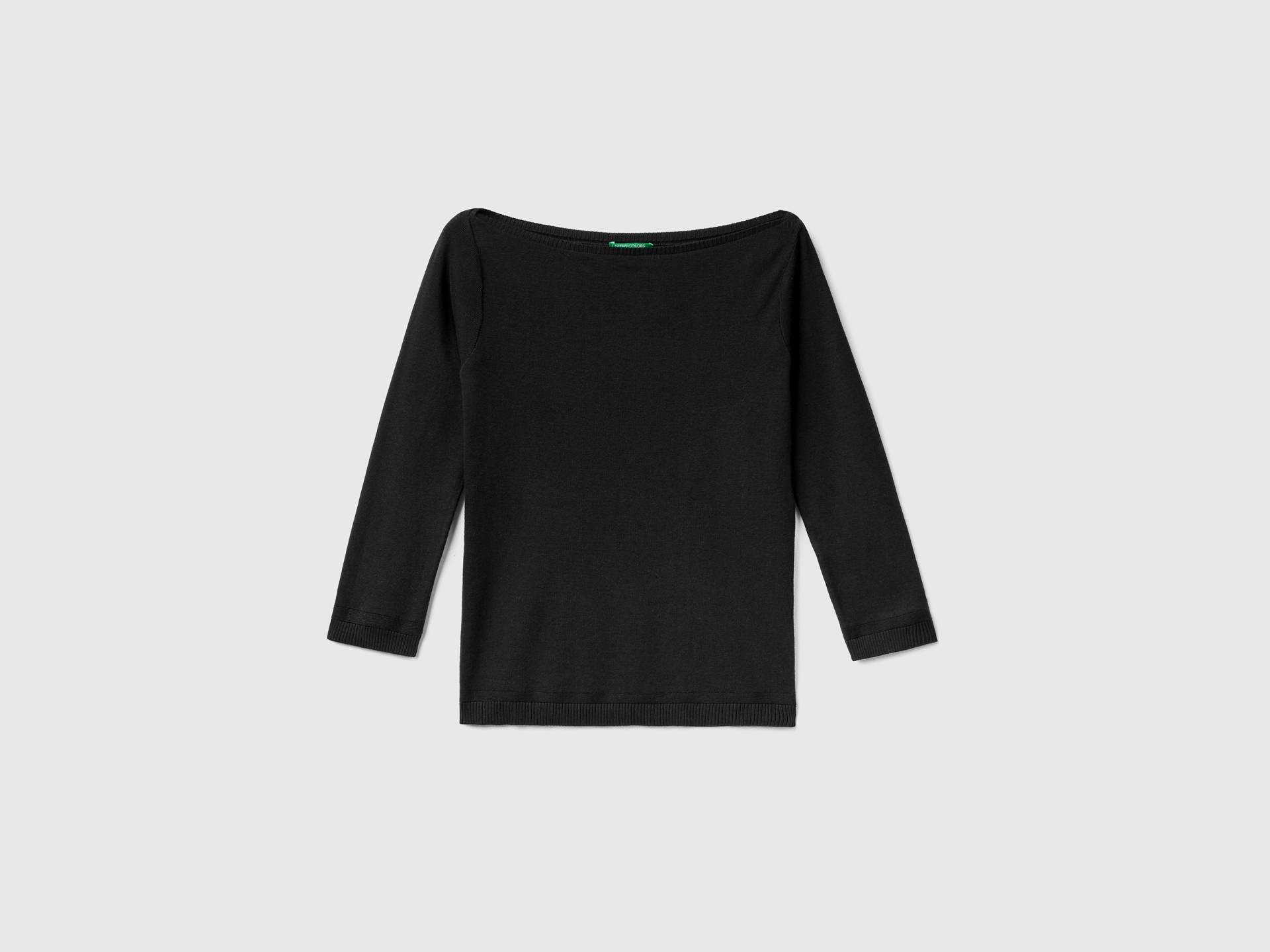 United Colors of Benetton Strickpullover, mit U-Boot-Ausschnitt von United Colors of Benetton