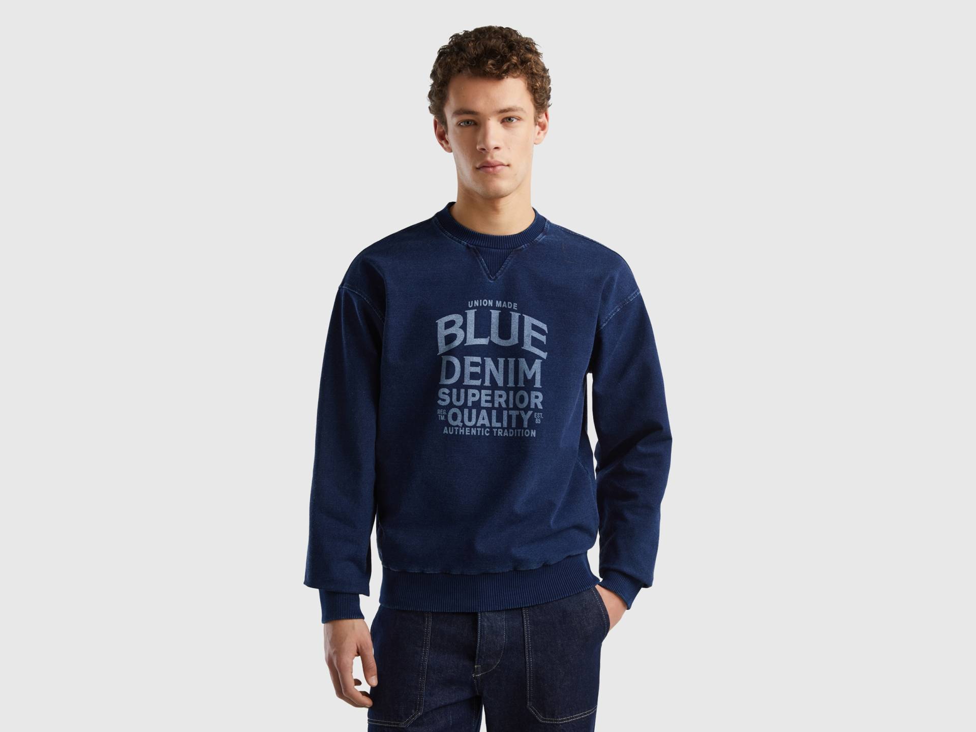 United Colors of Benetton Sweatshirt, mit modischem Print United Colors of Benetton Sweatshirt, mit modischem Print von United Colors of Benetton