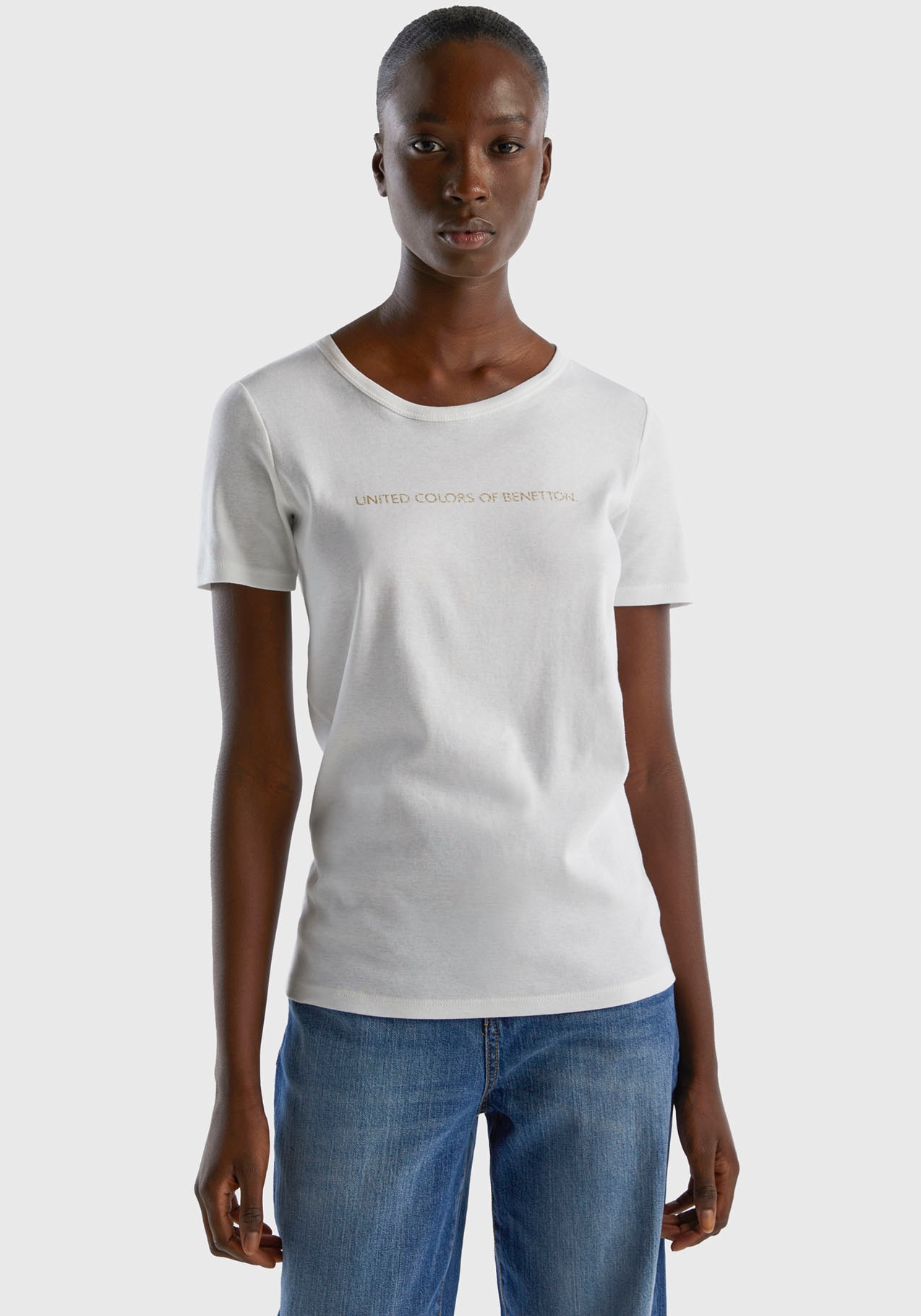 United Colors of Benetton T-Shirt, mit glitzerndem Druck von United Colors of Benetton