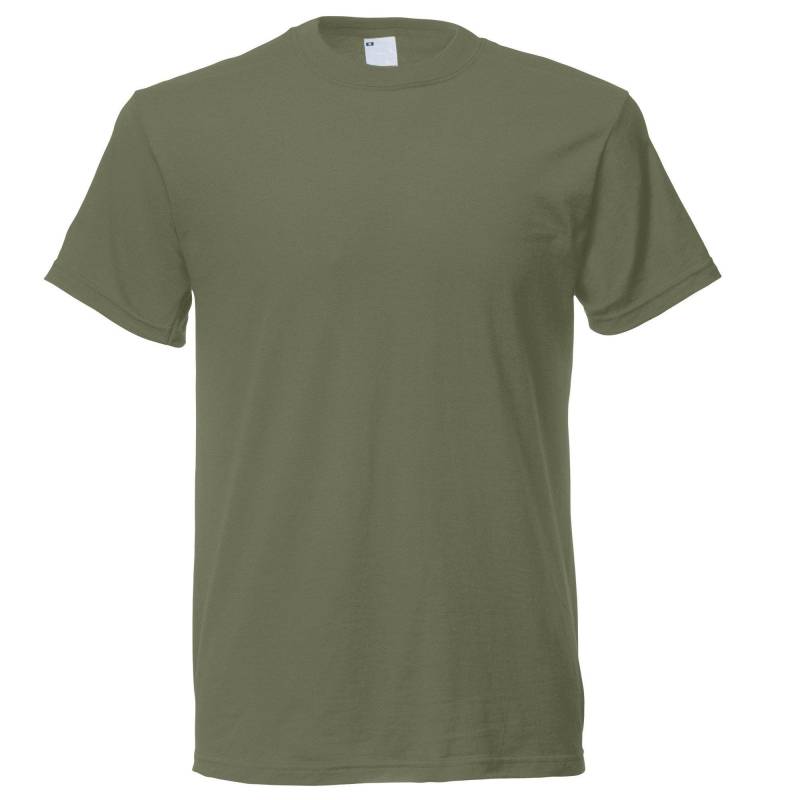 Kurzarm Freizeit Tshirt Herren Olivegrün L von Universal Textiles