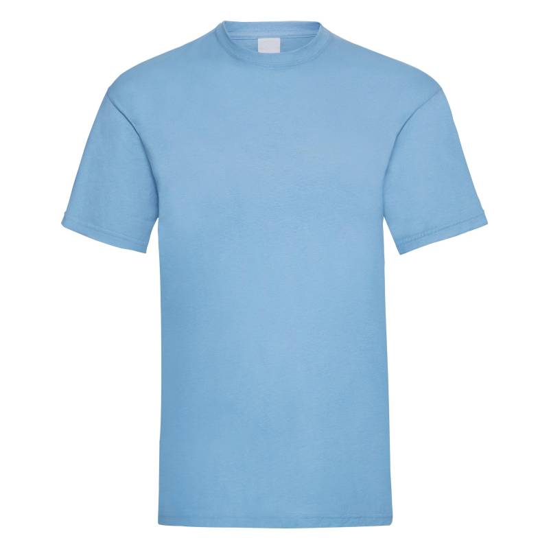 Value Kurzarm Freizeit Tshirt Herren Hellblau L von Universal Textiles