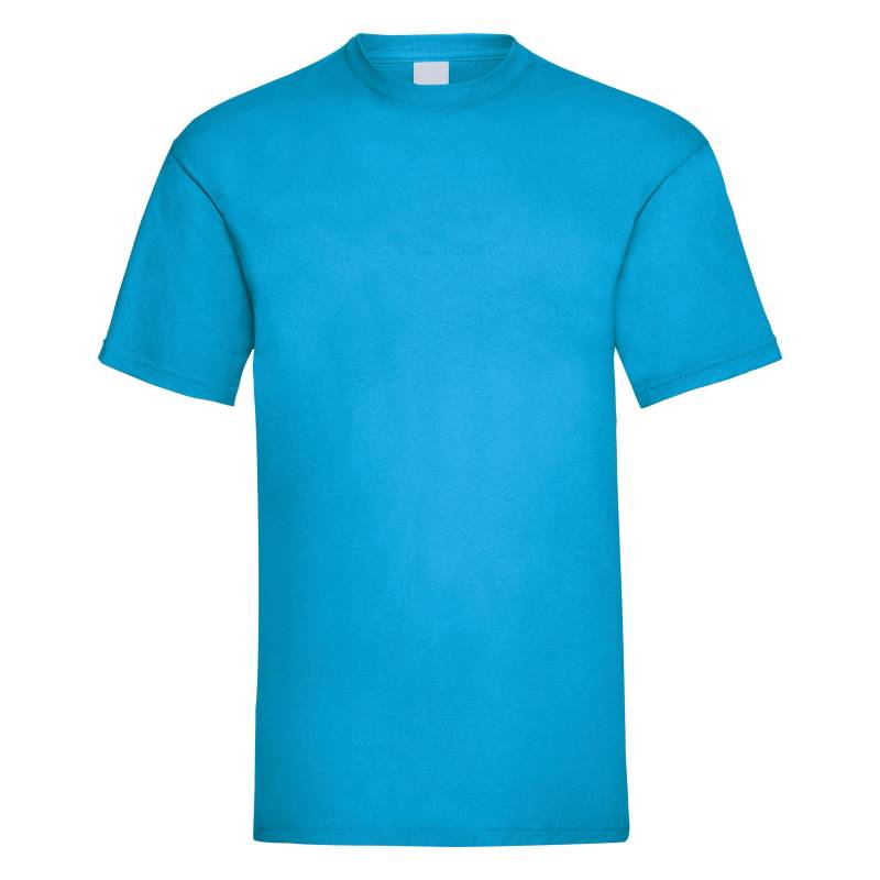 Universal Textiles - Value Kurzarm Freizeit TShirt, für Herren, Cyan-Blau, Größe L von Universal Textiles