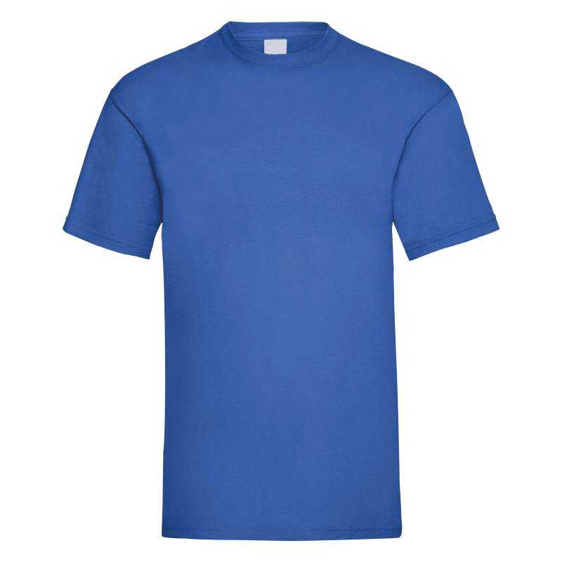 Value Kurzarm Freizeit Tshirt Herren Blau L von Universal Textiles