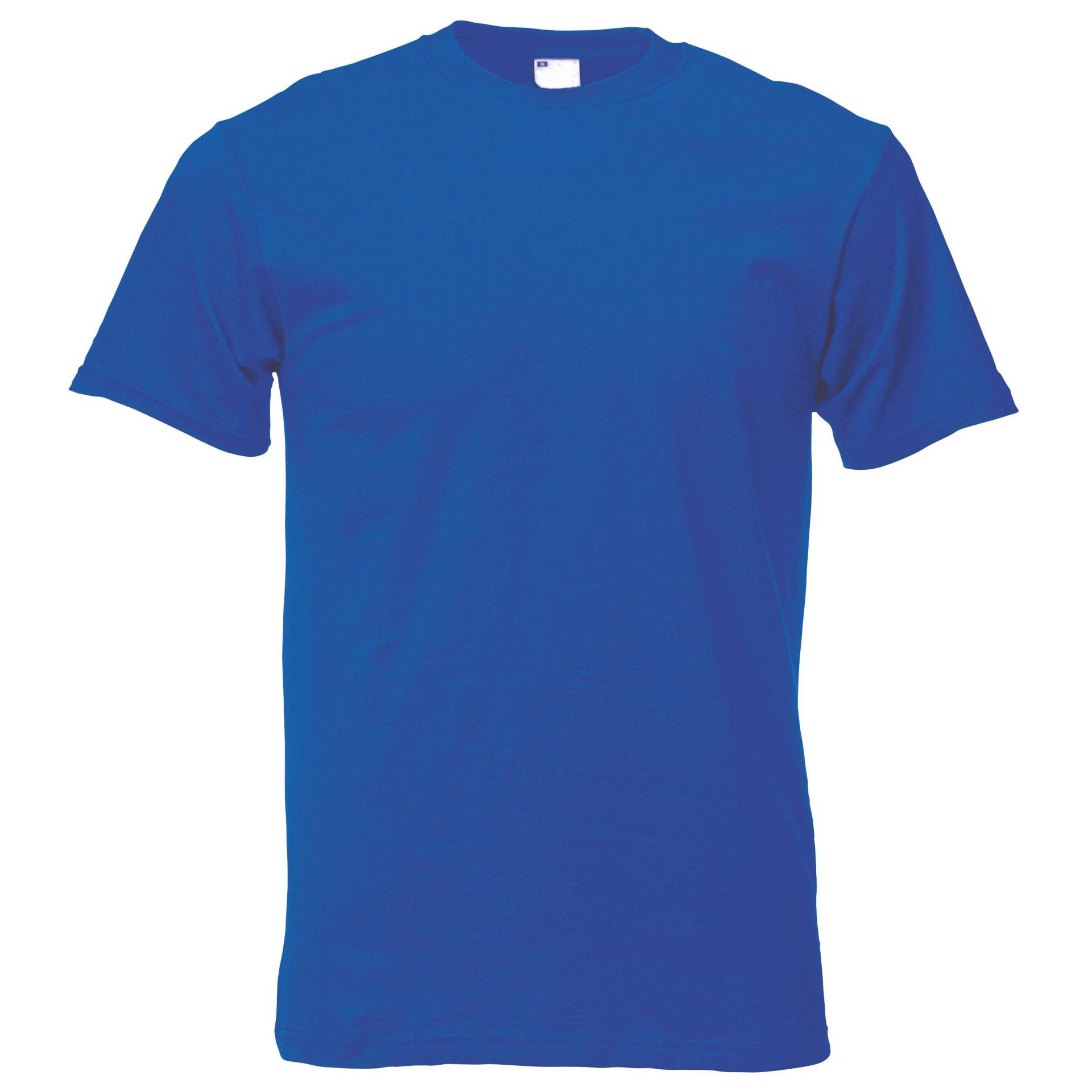 Kurzarm Freizeit Tshirt Herren Blau L von Universal Textiles