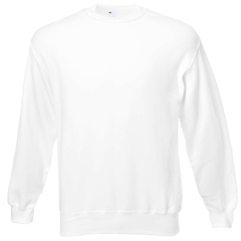 Universal Textiles - Männer Jersey Sweater, für Herren, Weiss, Größe L von Universal Textiles